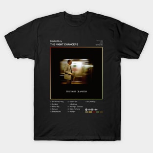 Baxter Dury - The Night Chancers Tracklist Album T-Shirt